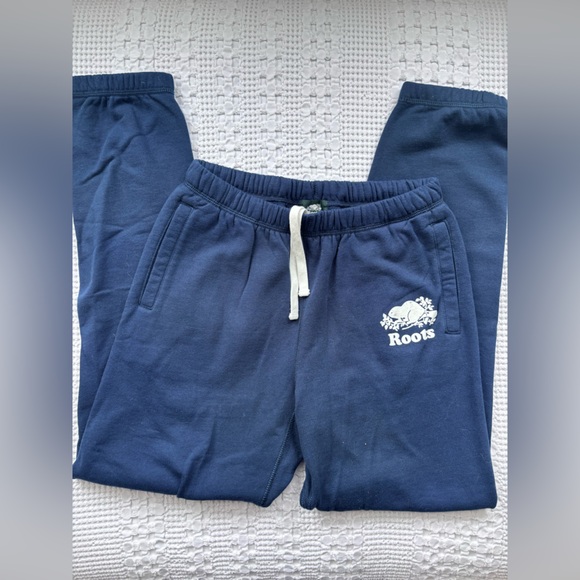 Roots Pants - Roots Dark Blue Joggers Size XS